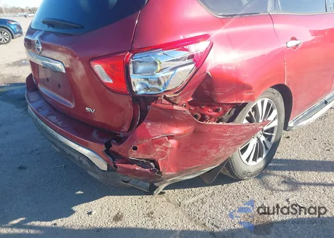 2017 Nissan Pathfinder Sv из США, поврежденный, VIN 5N1DR2MN0HC631782